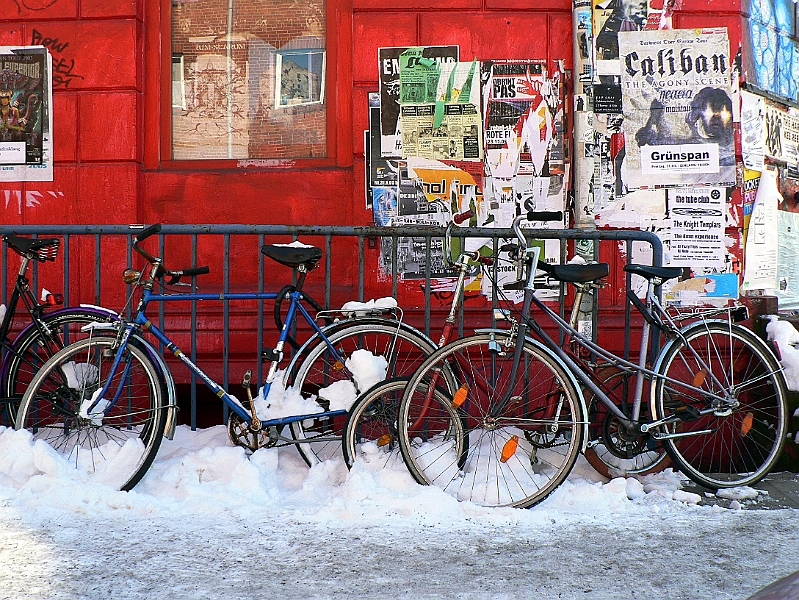 Hafenstraße.jpg - St. Pauli, Fahrräder in der Hafenstraße