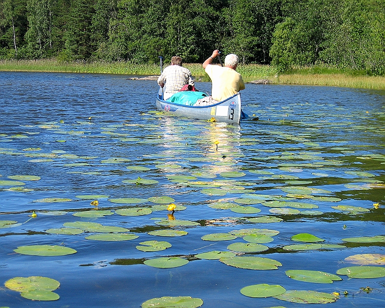 101_0101.JPG - 2005, Värmland, Gebiet: See Värmel - Navigation ist wohl Glücksache, es geht durch dick und dünn