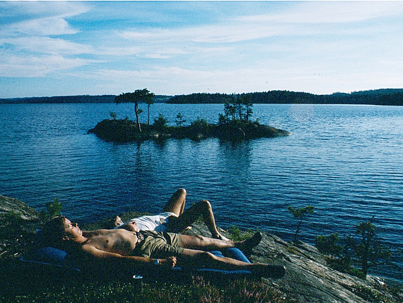 1981_Dia009_B.jpg - 1981, Dalsland, Gebiet: Foxen, Stora Le, Lelång -