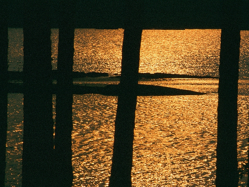 1982_Dia003_B.jpg - 1982, Dalsland, Gebiet: Foxen, Stora Le, Lelång - Abendstimmung am See