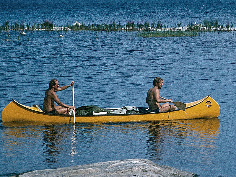 1982_Dia014_B.jpg - 1982, Dalsland, Gebiet: Foxen, Stora Le, Lelång - Ruhigeres Gewässe