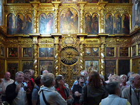 Ikonenwand in der Christi-Verklrungs-Kathedrale