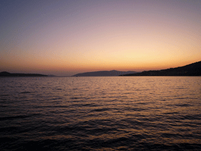Sonnenuntergang Trogir Bucht